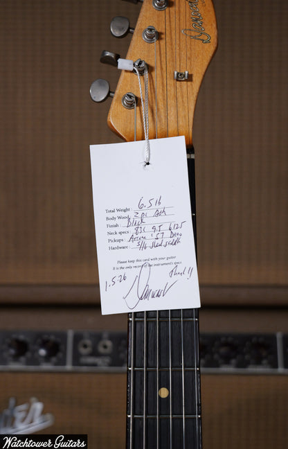 2026 Danocaster Single Cut Black