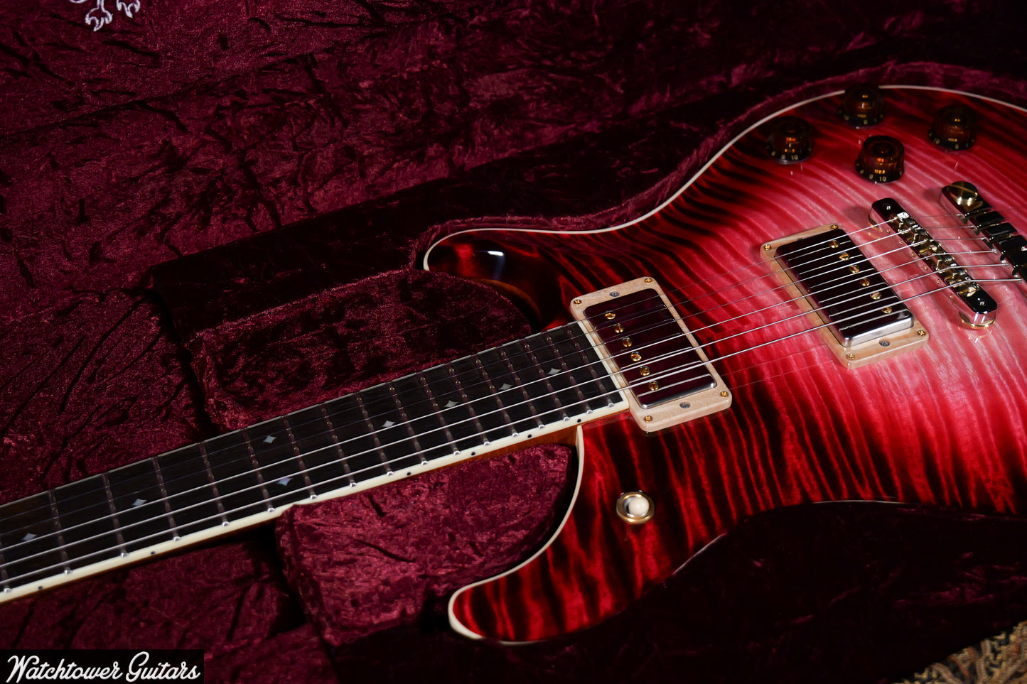 Paul Reed Smith PRS Private Stock Watchtower Run McCarty 594 Blood Red Glow
