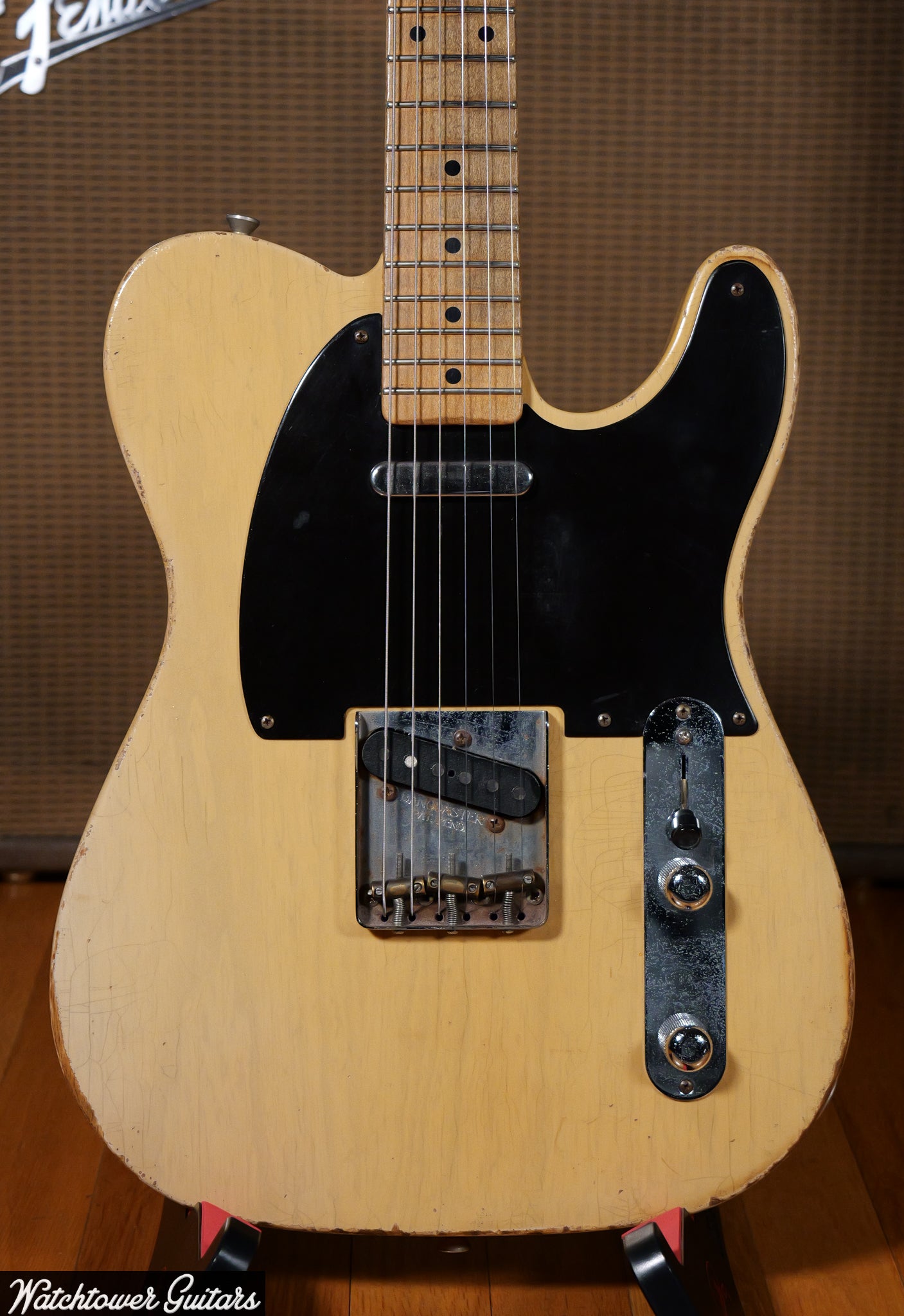 2018 Danocaster Single Cut Blackguard Ron Ellis Pickups