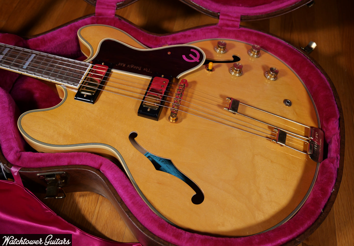 2000 Epiphone "1964" John Lee Hooker "The Boogie Man" Sheraton Natural