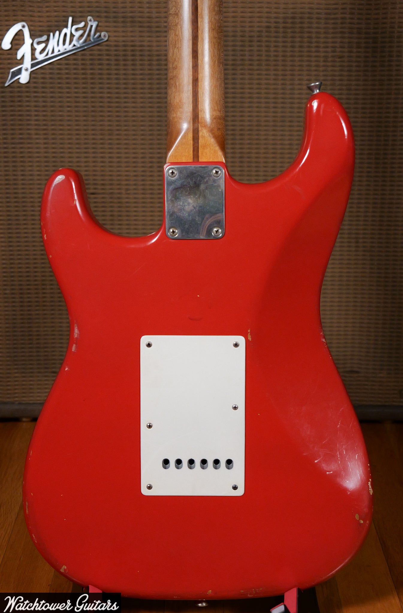 2015 Danocaster Double Cut Fiesta Red