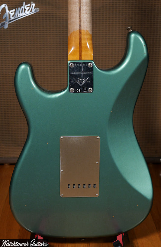 2020 Fender Custom Shop Limited Dual Mag '55 Stratocaster Super Faded Aged Sherwood Green Journeyman Relic