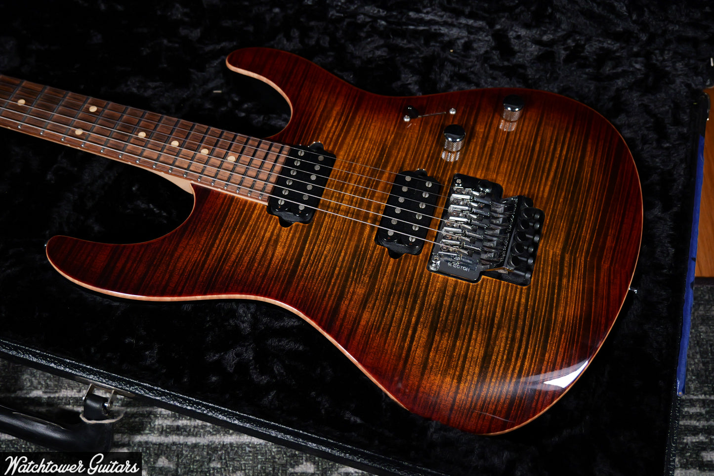 2017 Suhr Modern Flame Bengal Burst