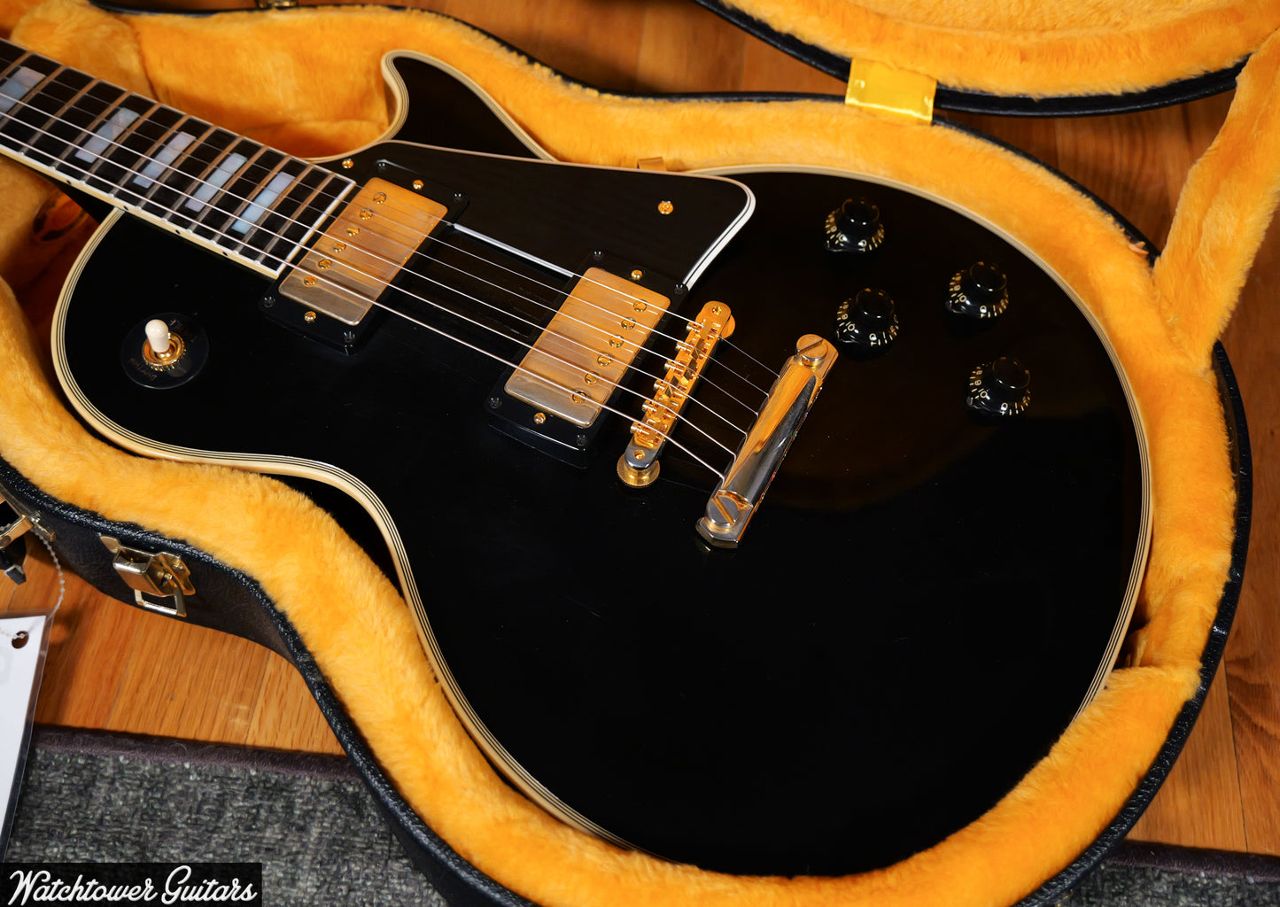 2023 Gibson 1957 Les Paul Custom Murphy Lab Ultra Light Aging Ebony