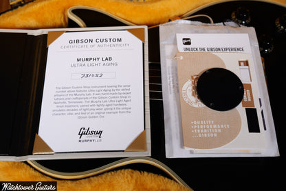 2023 Gibson 1957 Les Paul Custom Murphy Lab Ultra Light Aging Ebony