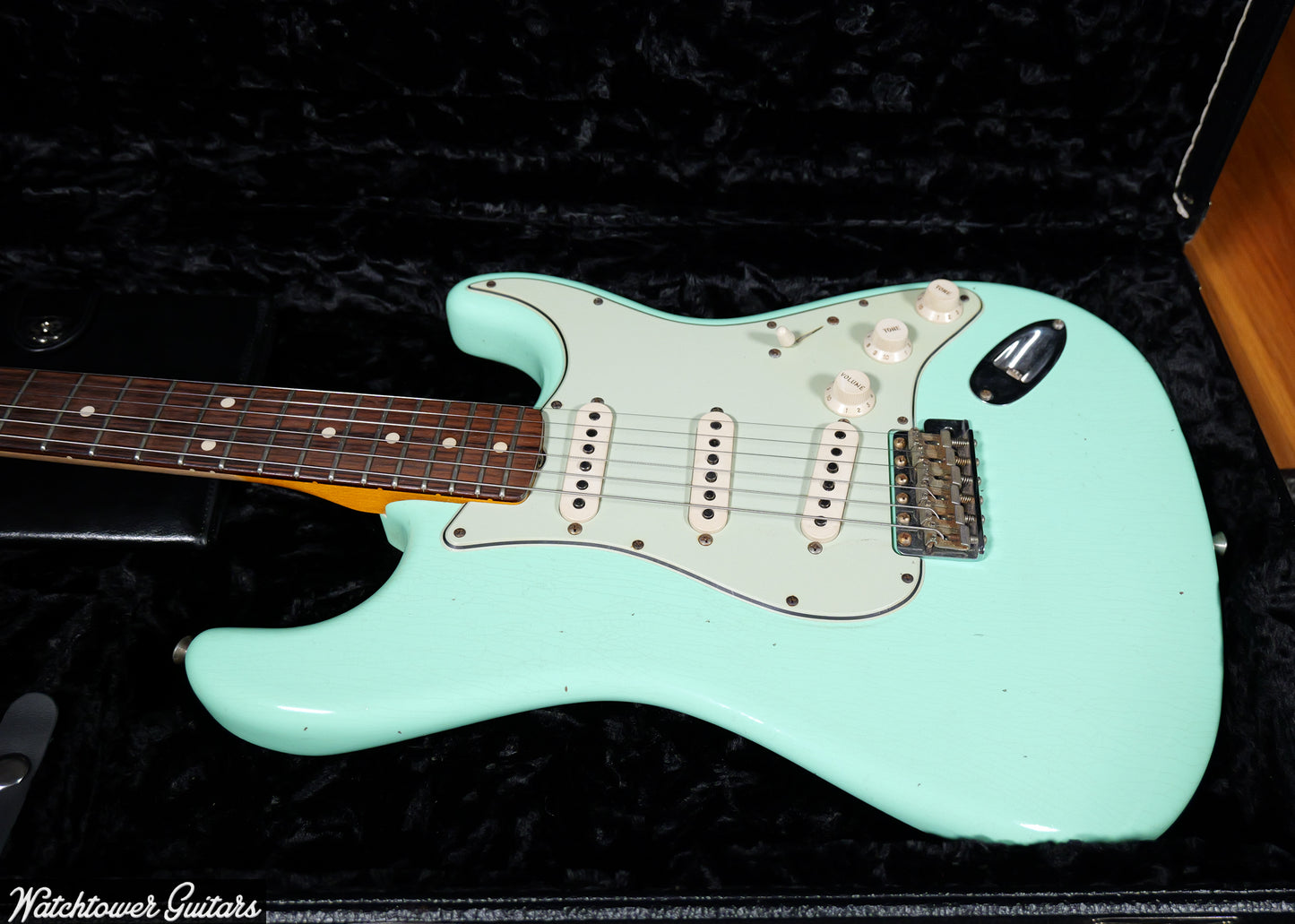 2019 Fender Custom Shop Wildwood 10 '61 Stratocaster Surf Green Journeyman Relic Josefina Hand Wound