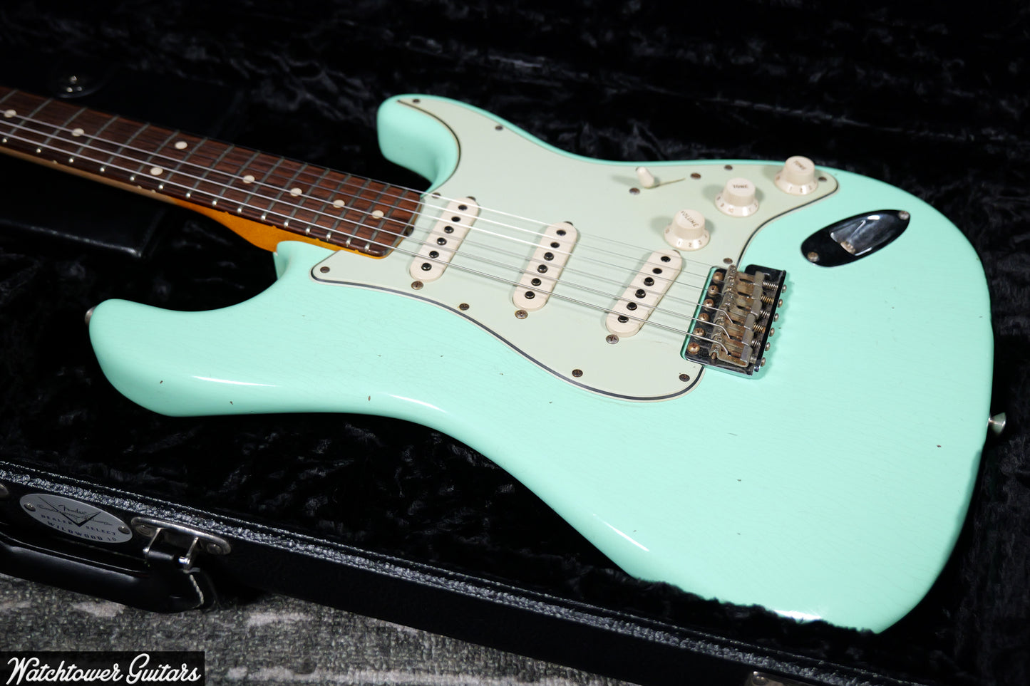 2019 Fender Custom Shop Wildwood 10 '61 Stratocaster Surf Green Journeyman Relic Josefina Hand Wound