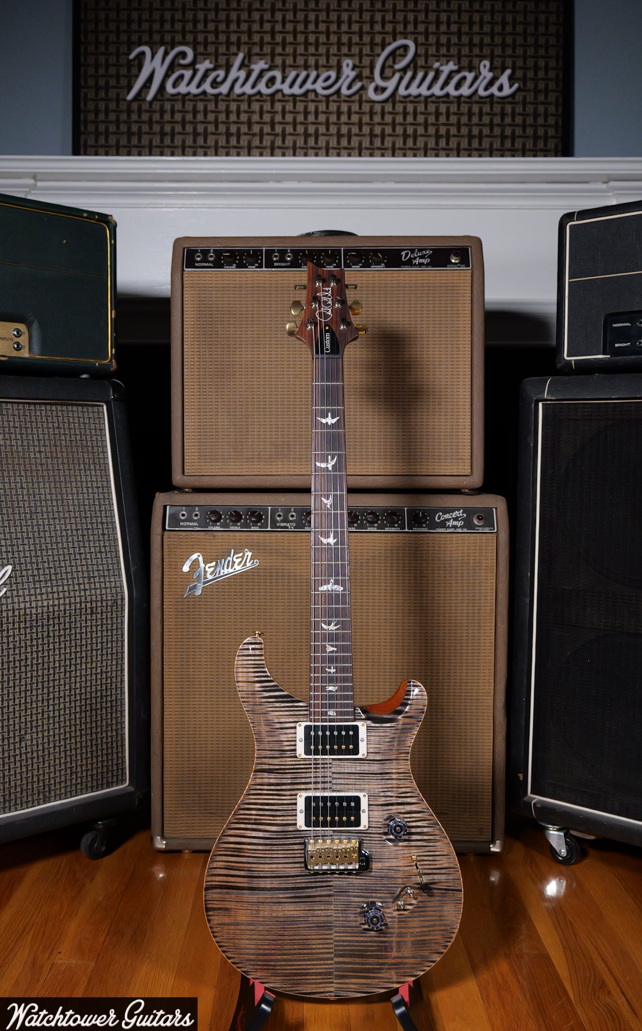 2020 Paul Reed Smith PRS Custom 24-08 10 Top Charcoal