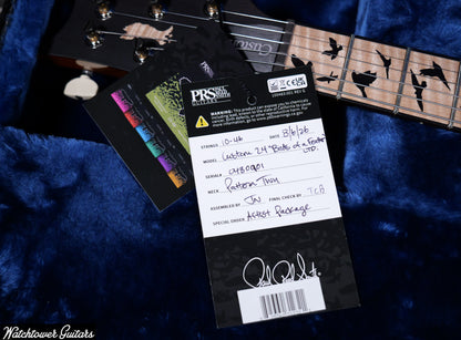 Paul Reed Smith PRS Custom 24 Birds of a Feather Limited Honey Gold