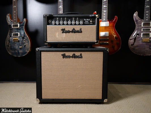 Two Rock Studio Overdrive Head & Small 1x12 Cabinet Black Bronco with Cane Grill