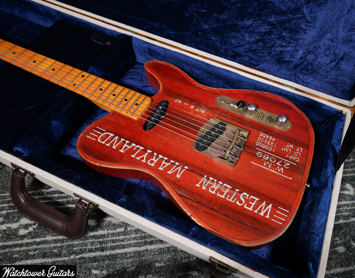 2017 Paoletti Guitars Nancy Loft SS Western Maryland Boxcar