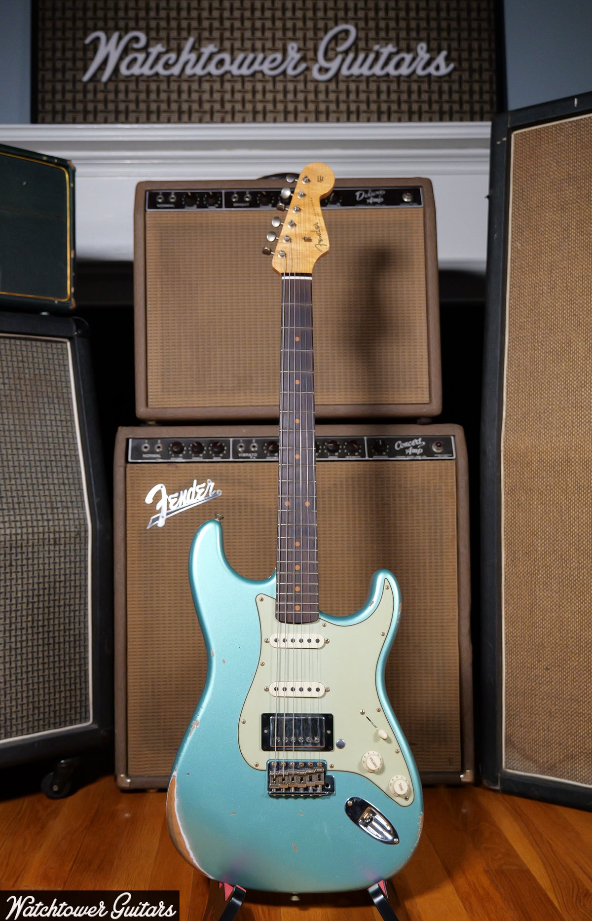 2025 Fender Custom Shop Limited '59 Stratocaster HSS Daphne Blue Metallic Relic
