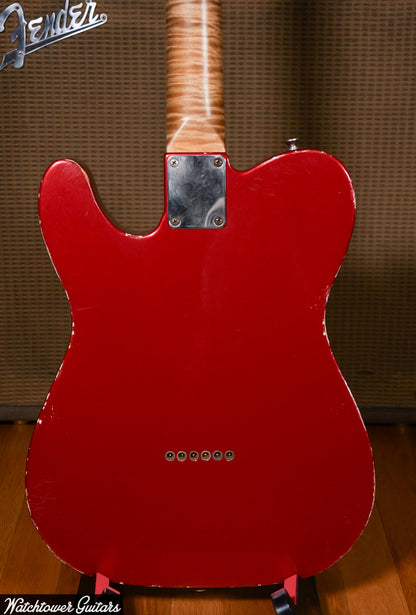 2018 Danocaster Single Cut Candy Apple Red