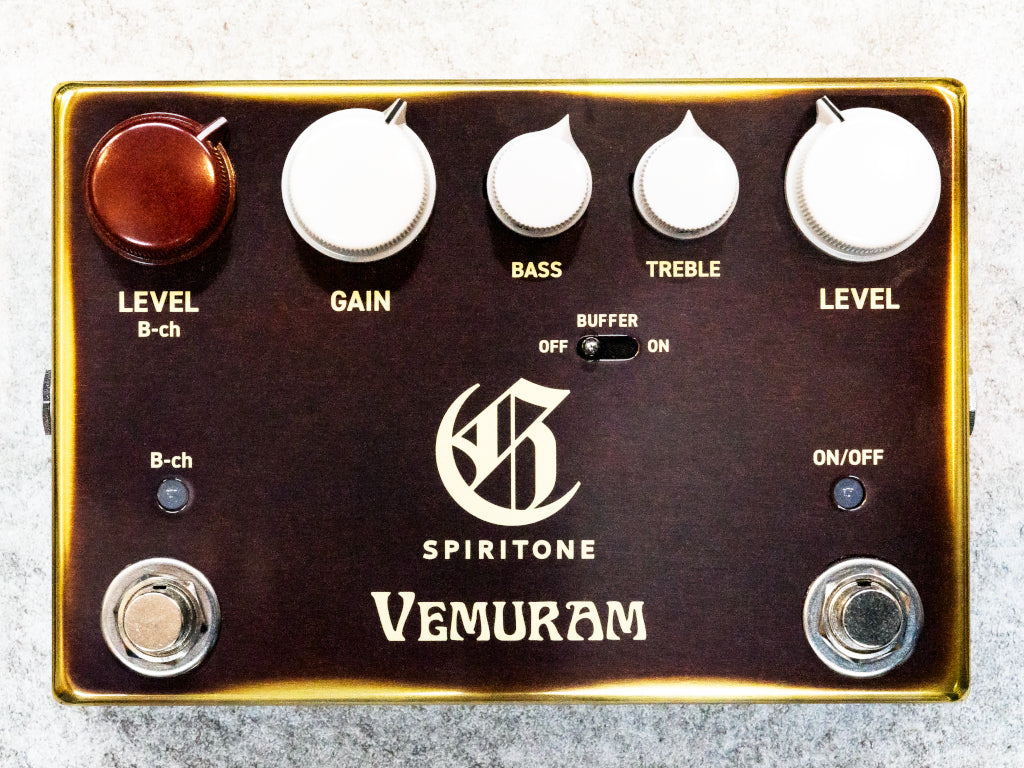 Vemuram SPIRITONE OVERDRIVE Pedal *NEW* Char Signature