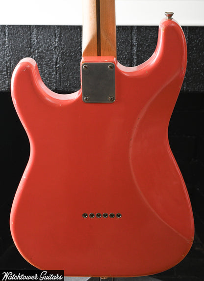 2019 Danocaster Double Cut Hardtail Fiesta Red