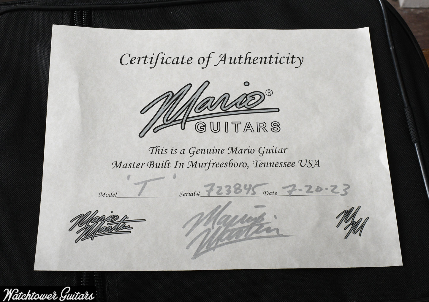 2023 Mario Martin Model T Nicotine Blonde