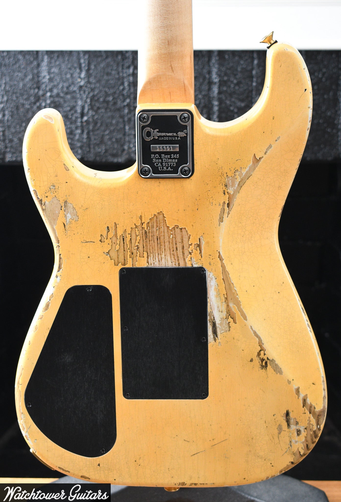 2023 Charvel USA Custom Shop San Dimas HSS Heavy Relic Brazilian Vanilla Shake
