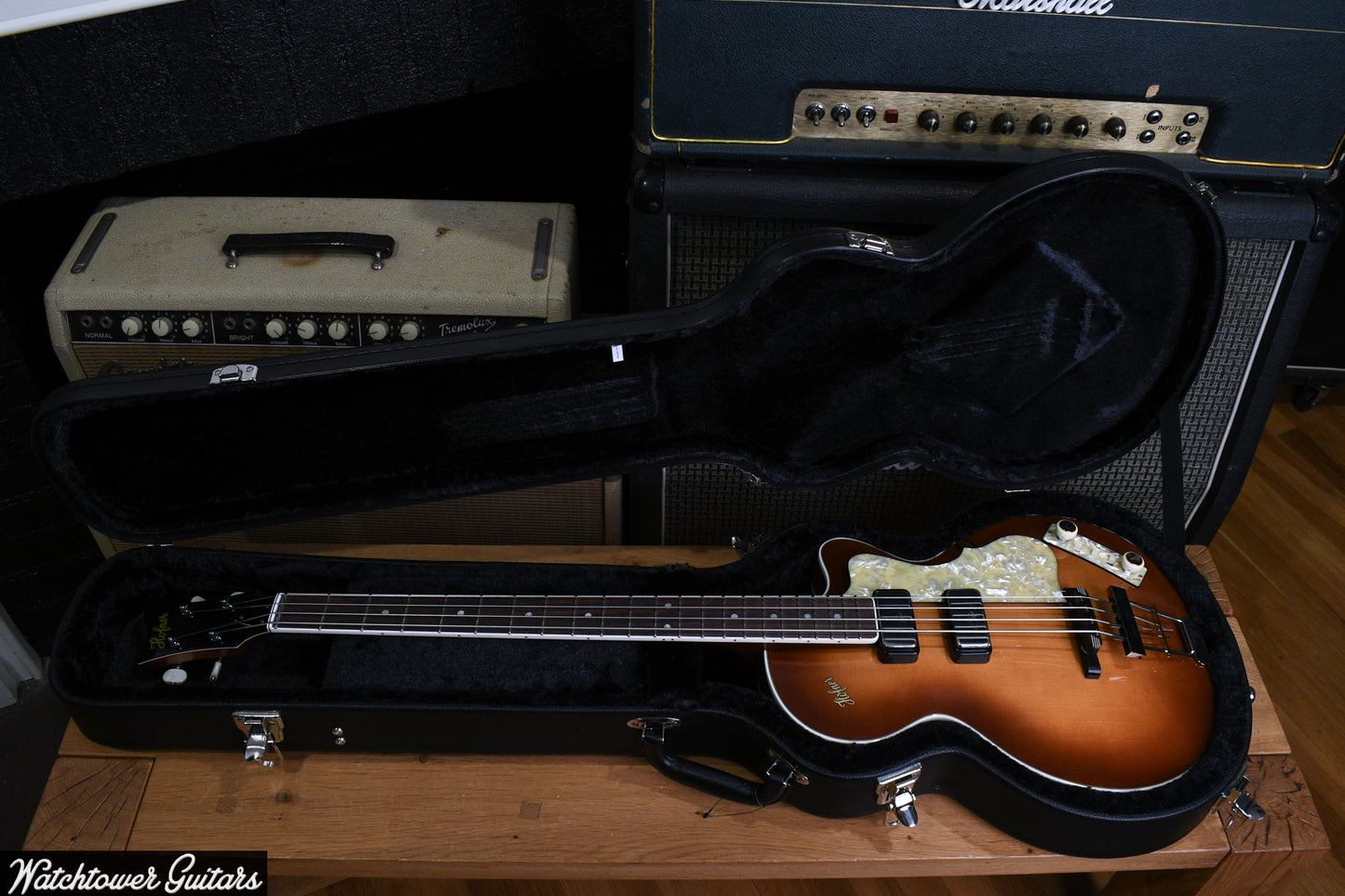 Hofner LTD Club Bass Cavern Spacing - Dark Violin