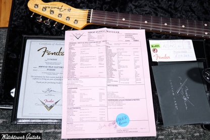 2022 Fender Custom Shop '62 Telecaster Custom Wildwood 10 Purple Sparkle