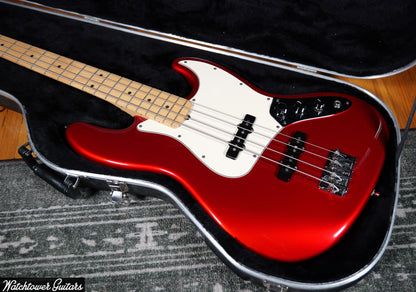 2006 Fender Jazz Bass USA Chrome Red