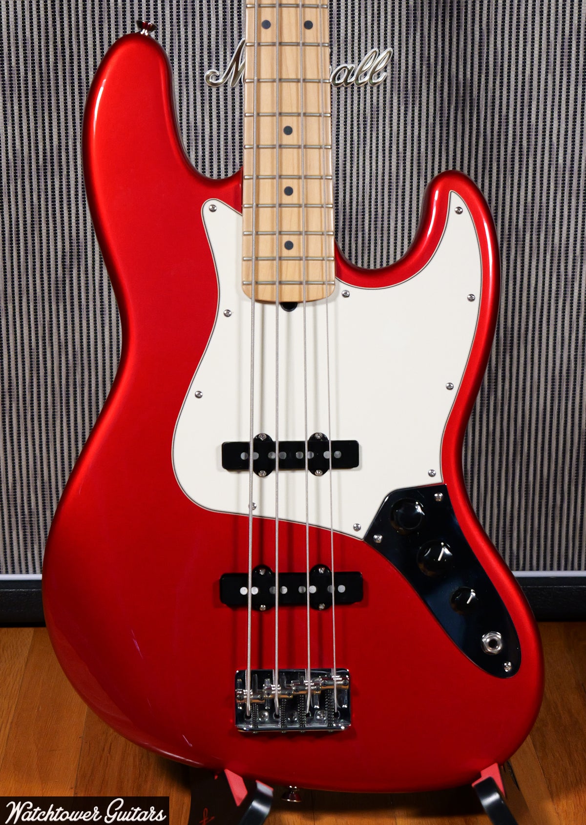 2006 Fender Jazz Bass USA Chrome Red