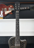2022 National T-14 Tricone Cutaway Weathered Steel Sublime Pickup