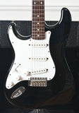 1987 Fender Japan Squier Left handed Stratocaster Black E series MIJ Hendrix