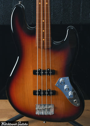 2021 Fender Jaco Pastorius Jazz Bass Sunburst