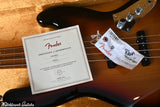 2021 Fender Jaco Pastorius Jazz Bass Sunburst