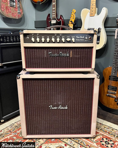 Two Rock Vintage Deluxe 40 Watt 6V6 & 3x10 Cabinet Dogwood Suede/Oxblood Cloth