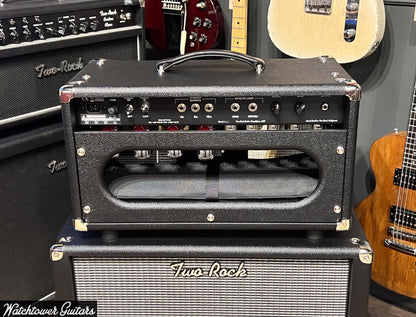 Two Rock Vintage Deluxe 40 Watt 6V6 & 1x12 Cabinet Black Bronco & Silver Cloth