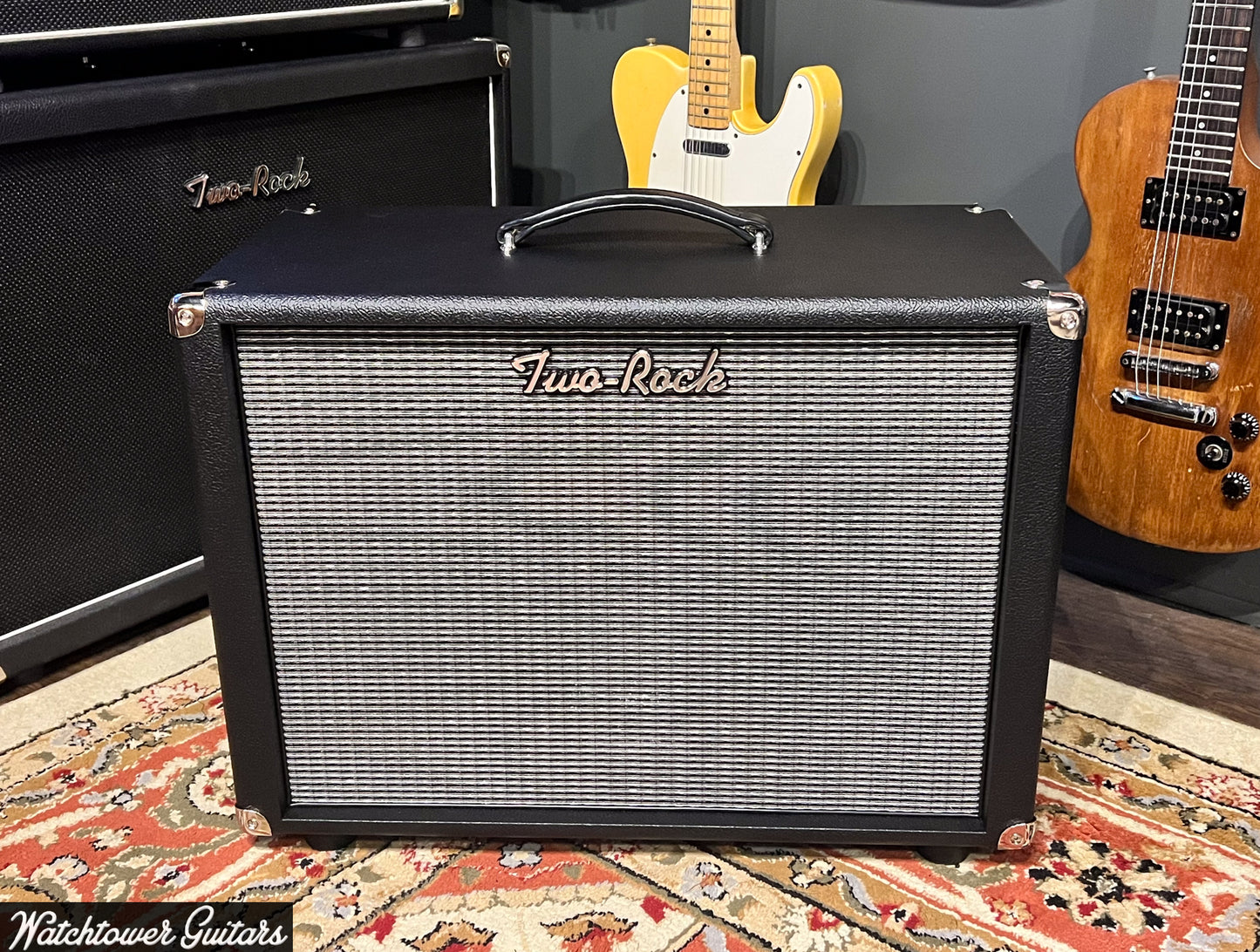 Two Rock Vintage Deluxe 40 Watt 6V6 & 1x12 Cabinet Black Bronco & Silver Cloth