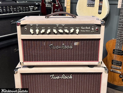 Two Rock Vintage Deluxe 35 Watt 6L6 & 1x12 Cabinet Dogwood Suede/Oxblood Cloth