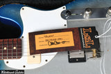 LSL Instruments Bad Bone 290 Lake Placid Blue Sparkle Burst to Silver Sparkle Heavy Aged "Blues"