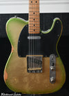 LSL Instruments T Bone Gold Cactus Green Burst Sparkle Heavy Aged "Kosta"