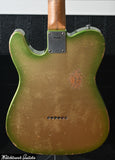 LSL Instruments T Bone Gold Cactus Green Burst Sparkle Heavy Aged "Kosta"