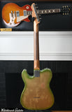 LSL Instruments T Bone Gold Cactus Green Burst Sparkle Heavy Aged "Kosta"