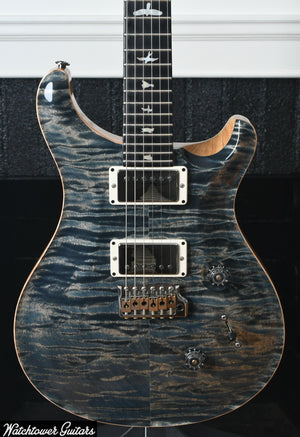 2018 Paul Reed Smith PRS Wood Library Custom 24 10 Top Faded Whale Blue