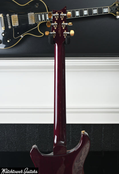 Paul Reed Smith PRS Studio Wood Library 10 Top Quilt, Brazilian Board, Korina, Aquableux Purple Burst Serial#0374256