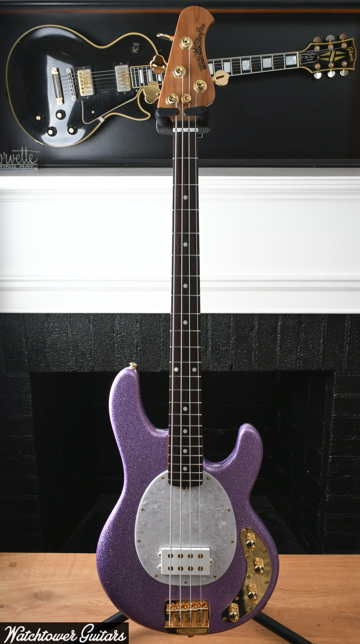 Ernie Ball Music Man StingRay Special 4 String Amethyst Sparkle