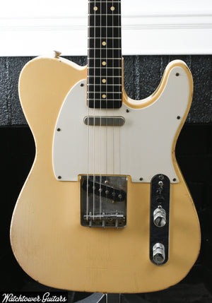 2019 Danocaster Single Cut Nicotine Blonde Peter Florance Voodoo TE-60 Pickups