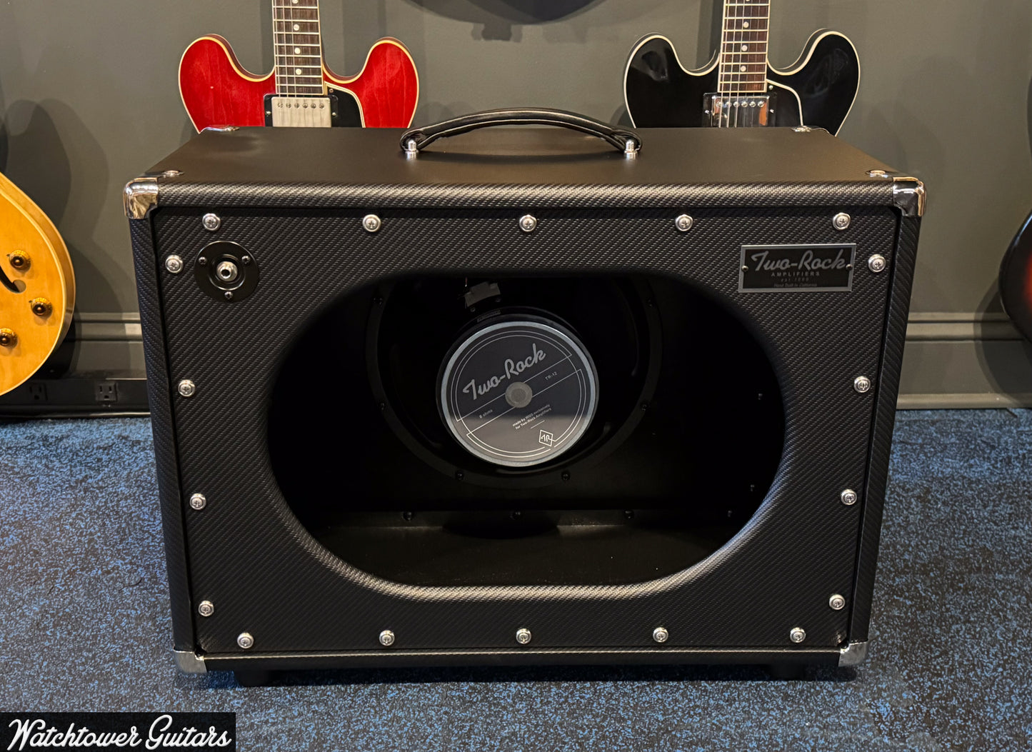 Two Rock Bloomfield Drive 100/50 Watt Head & 1x12 Cabinet Set Carbon Fiber/Cane Grill