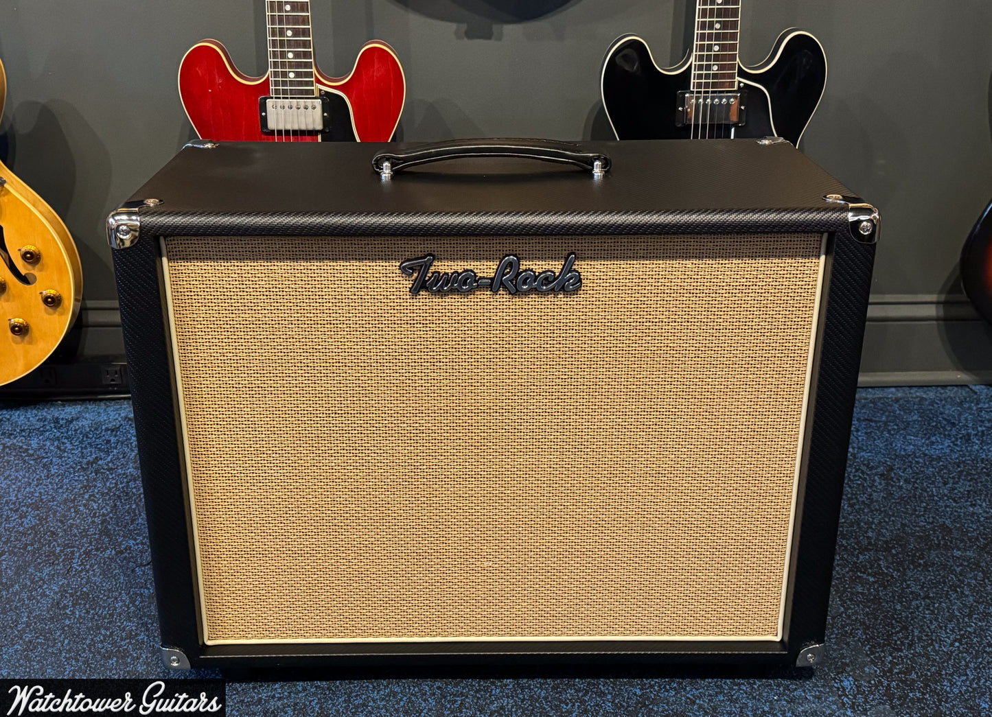 Two Rock Bloomfield Drive 100/50 Watt Head & 1x12 Cabinet Set Carbon Fiber/Cane Grill