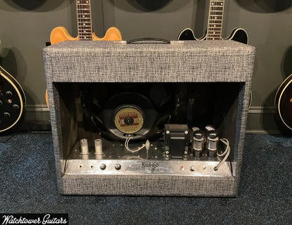 1966 Supro S6420 Thunderbolt 1x15 Combo Fawn Tolex