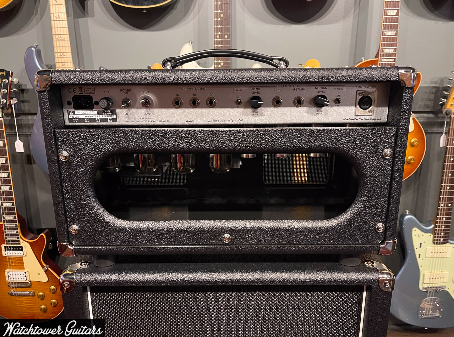 Two Rock TS-1 100/50 Watt Head Black Bronco/Black Matrix Cloth