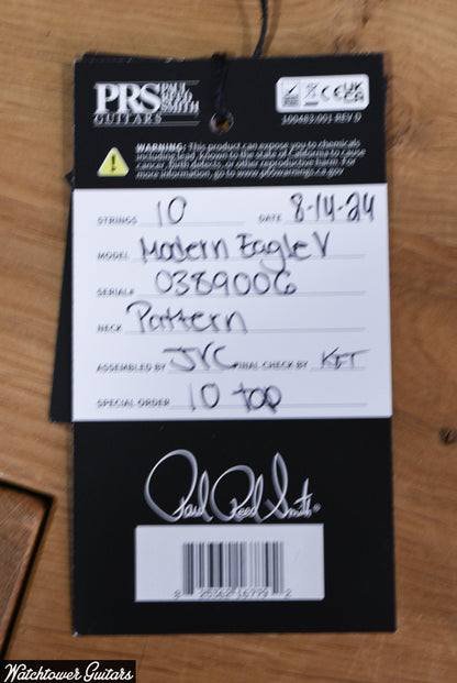 Paul Reed Smith PRS Modern Eagle V 10 Top Cobalt Blue Smokeburst