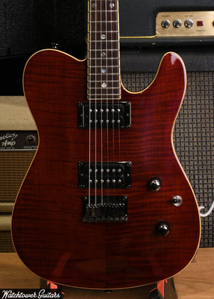 2003 Fender Custom Telecaster FMT Crimson Red Transparent