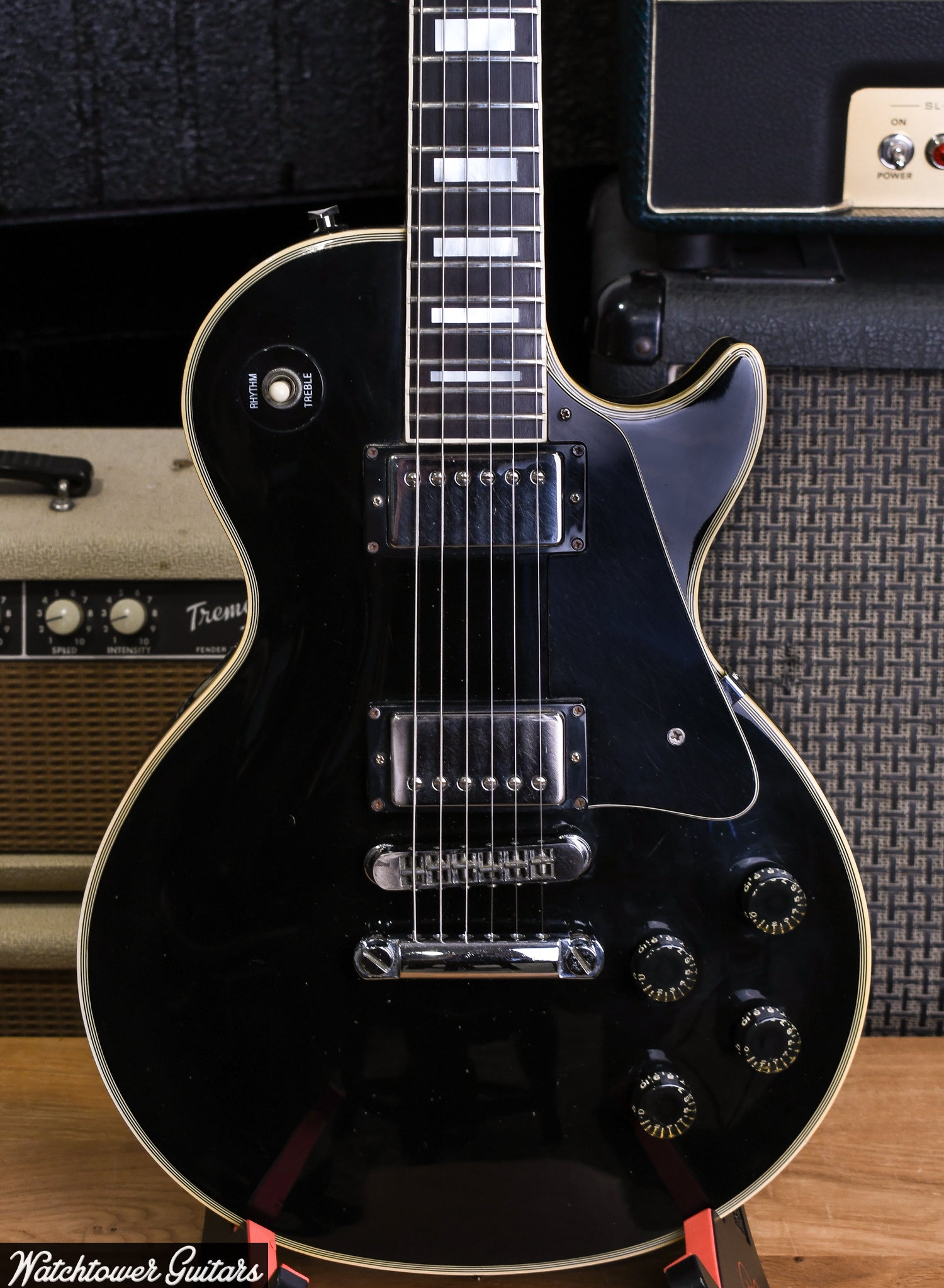 1982 Gibson Les Paul Custom Black *Special Order Chrome Hardware