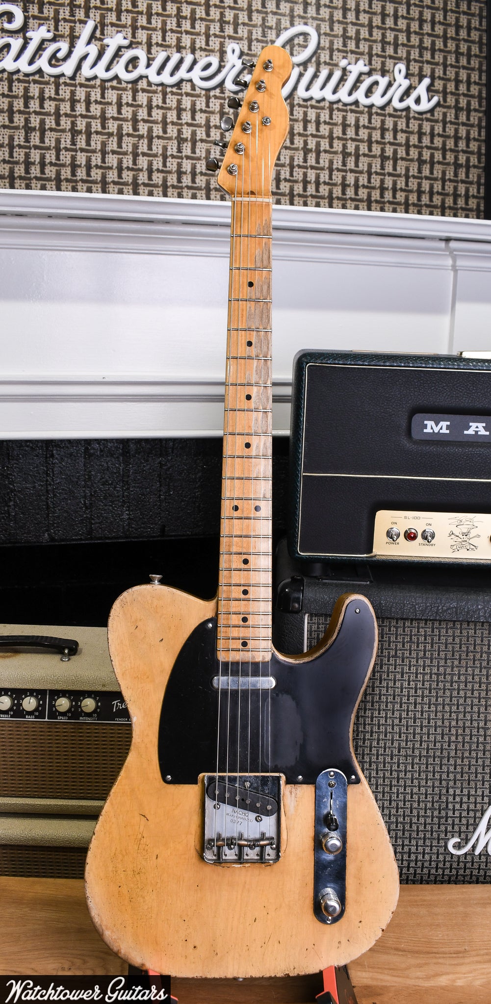 2022 Nacho Blackguard Telecaster Aged Butterscotch #0377