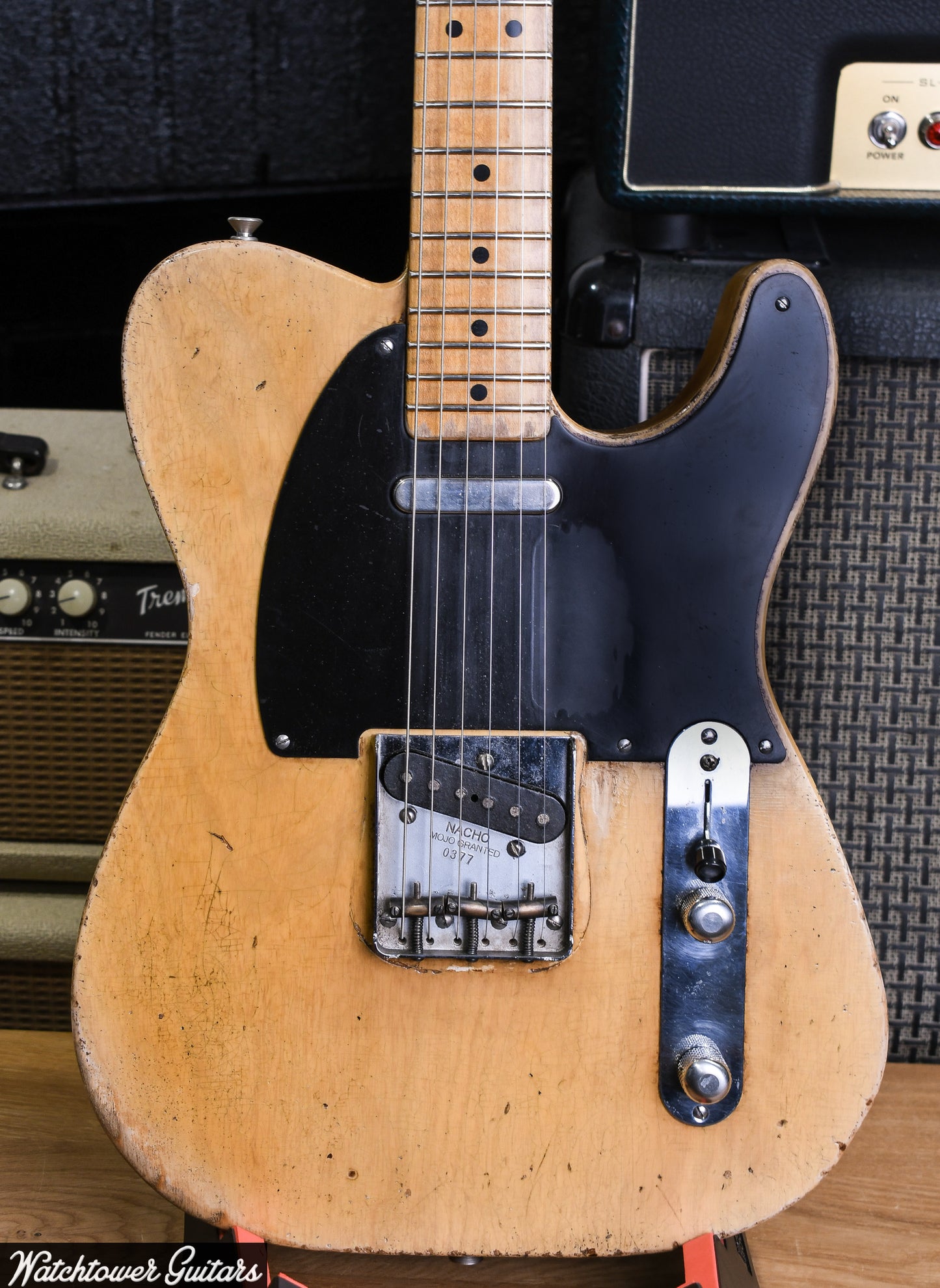 2022 Nacho Blackguard Telecaster Aged Butterscotch #0377